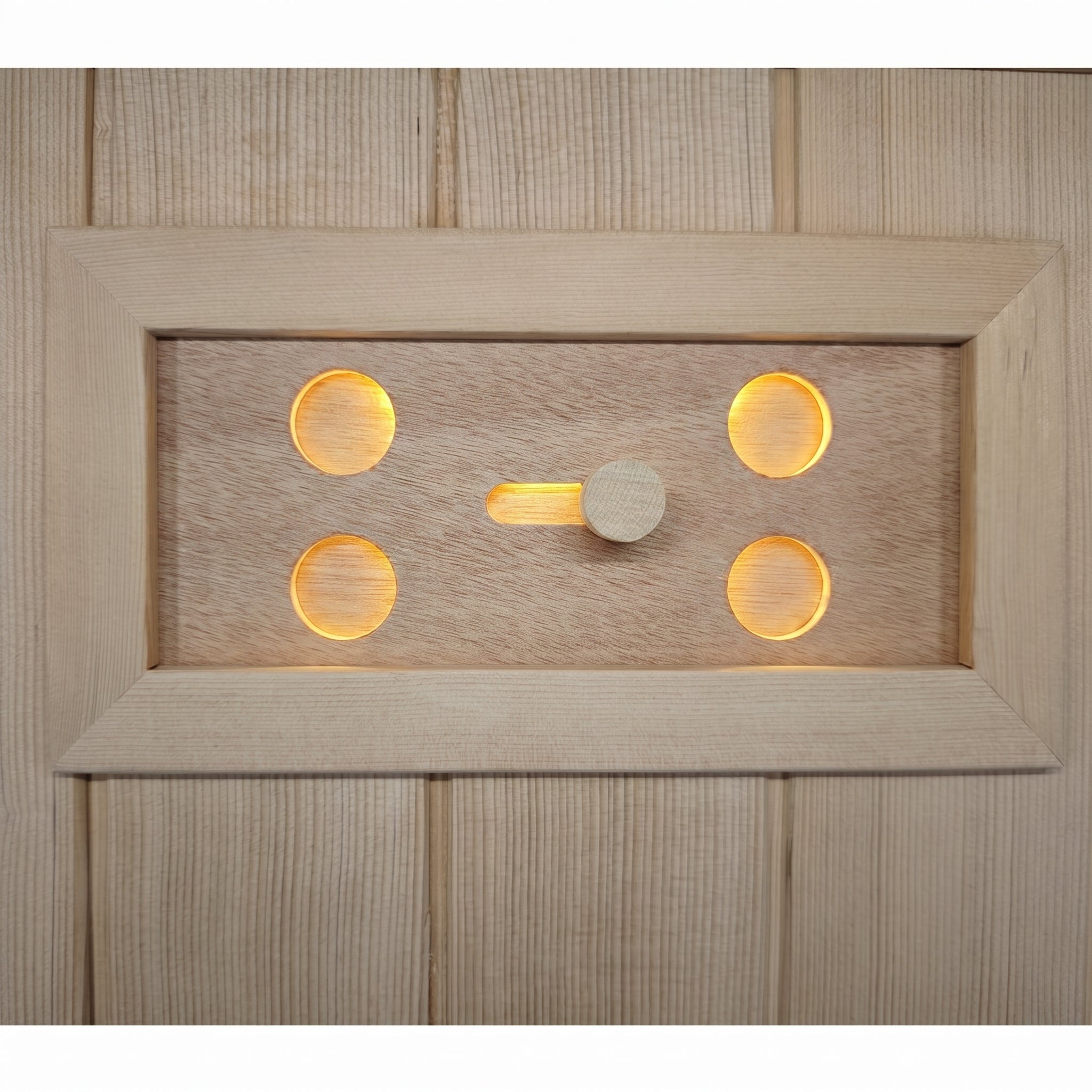1-Person Hemlock Full-Glass Sauna