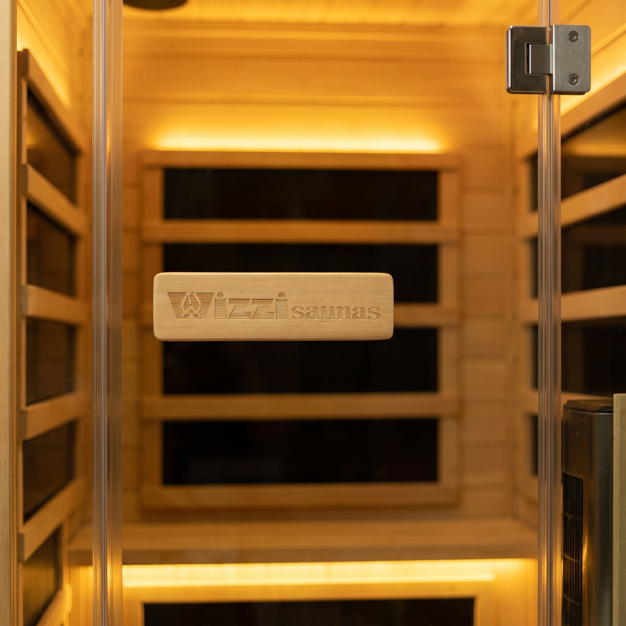 1-Person Hemlock Full-Glass Sauna