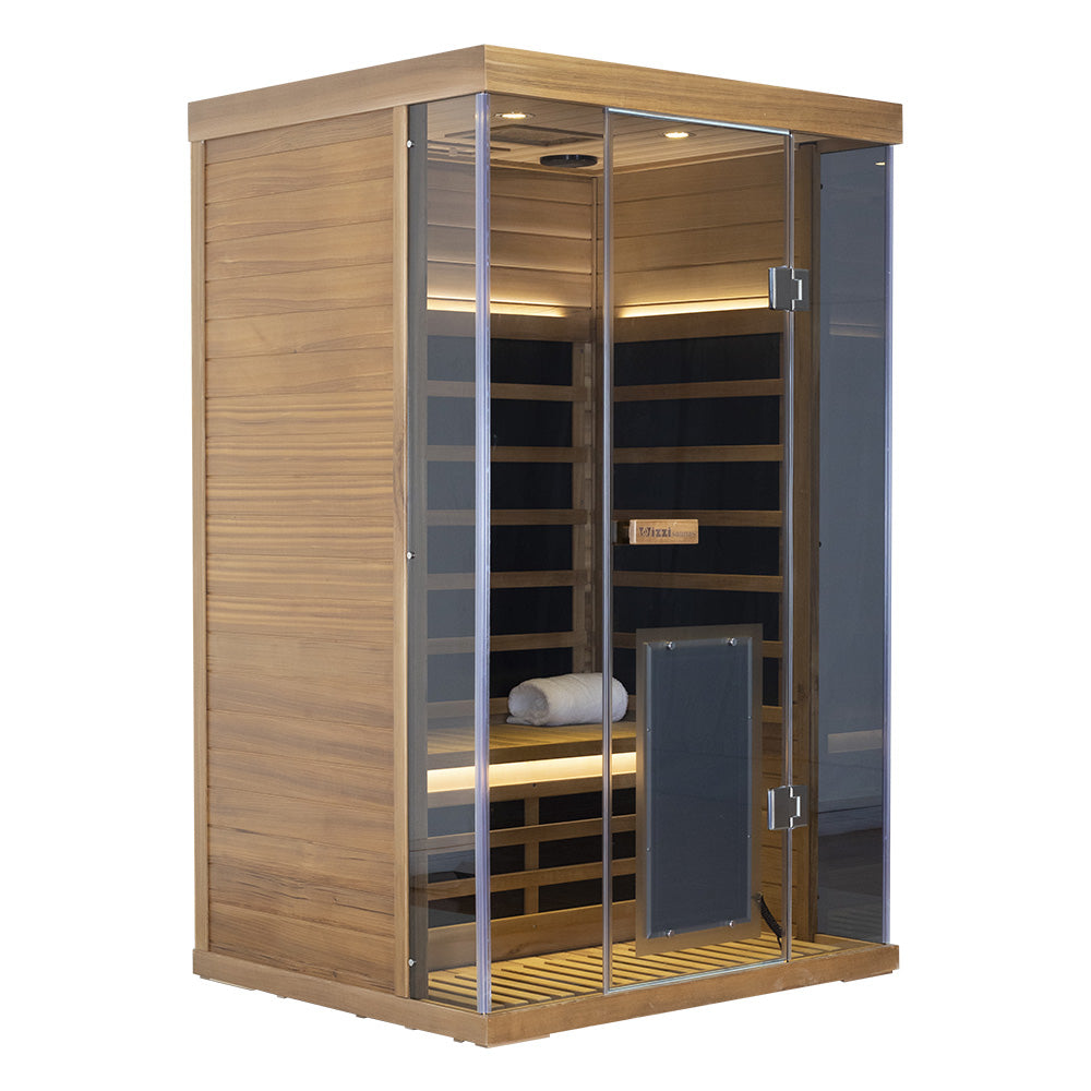 2-Person Red Cedar Full-Glass Sauna