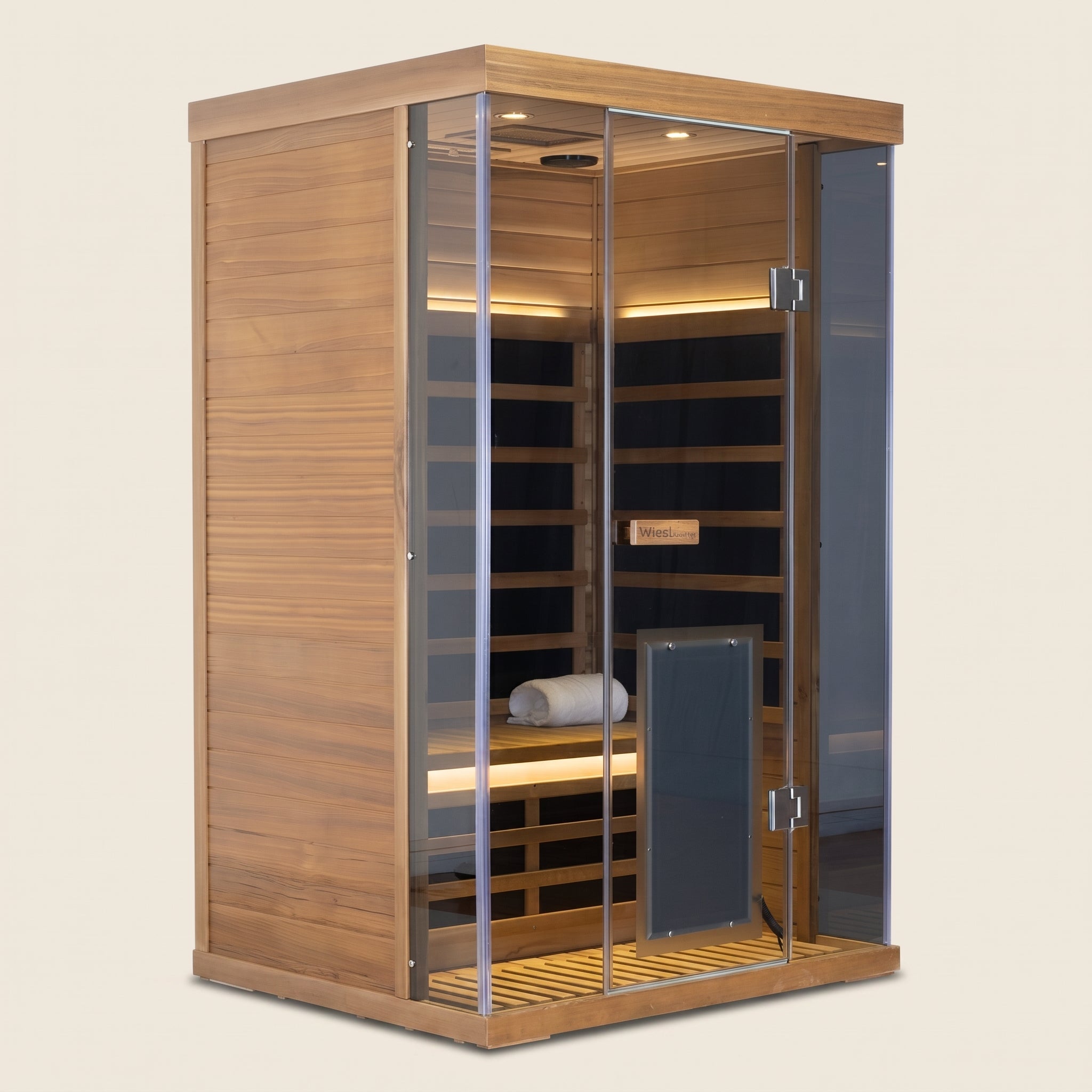 2-Person Red Cedar Full-Glass Sauna