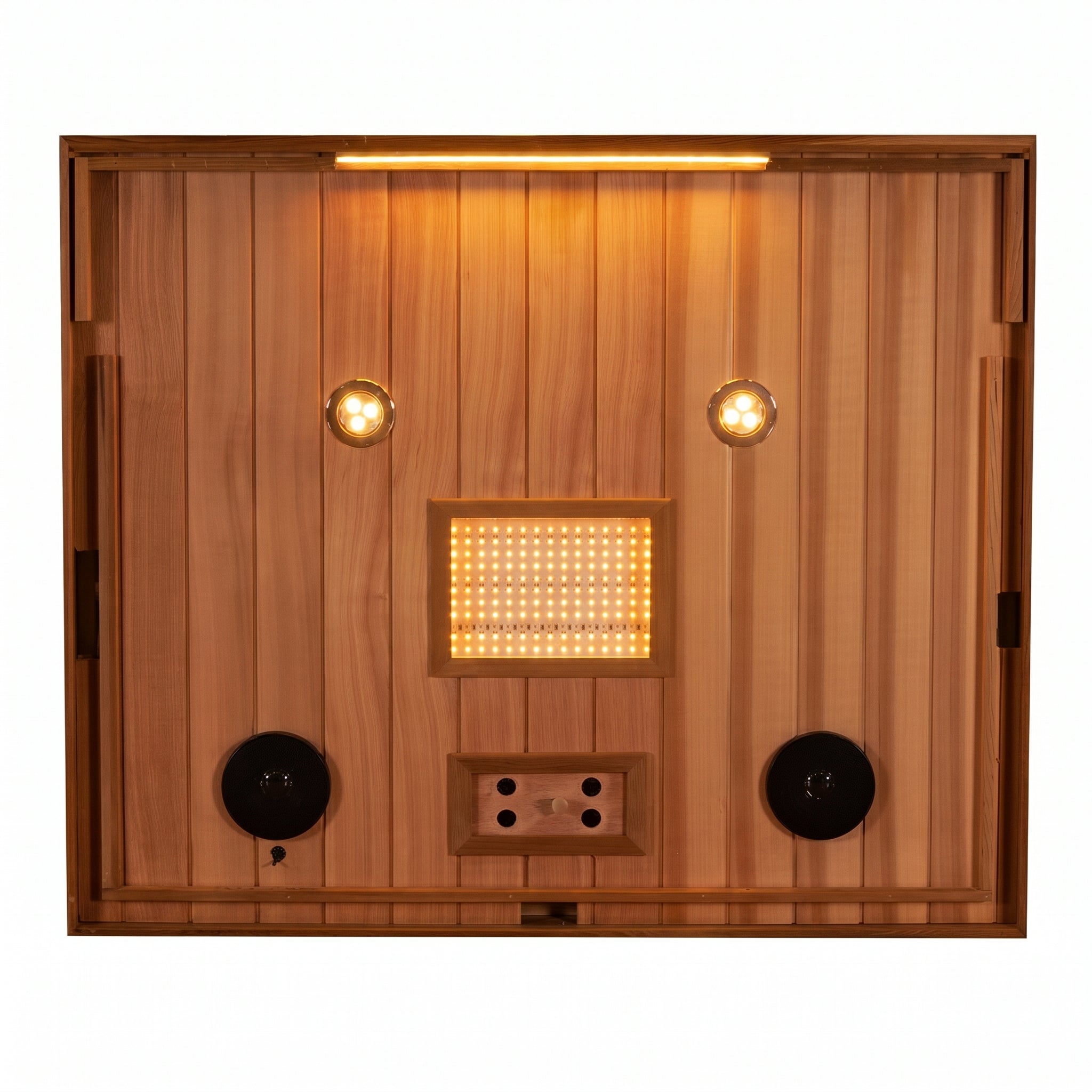 2-Person Red Cedar Full-Glass Sauna