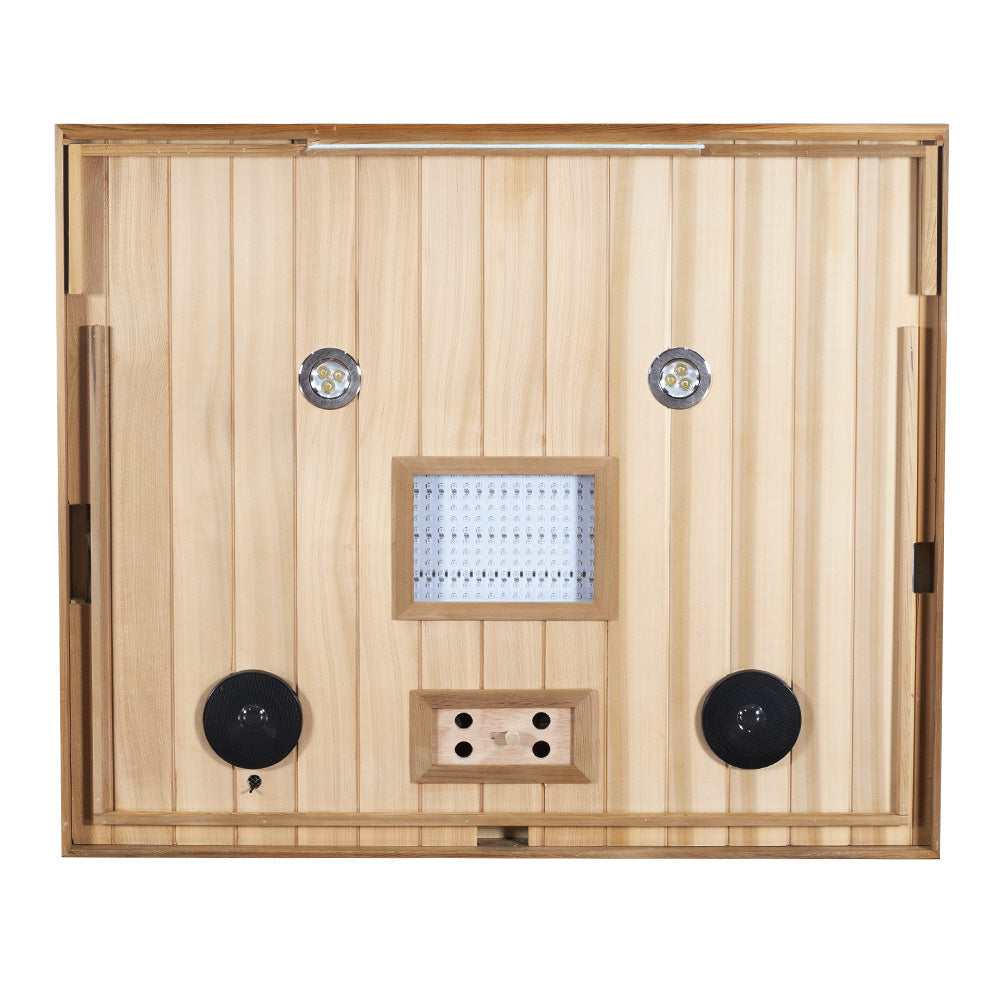 2-Person Red Cedar Full-Glass Sauna
